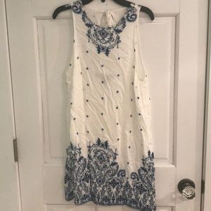 Aeropostale Blue and White Dress
